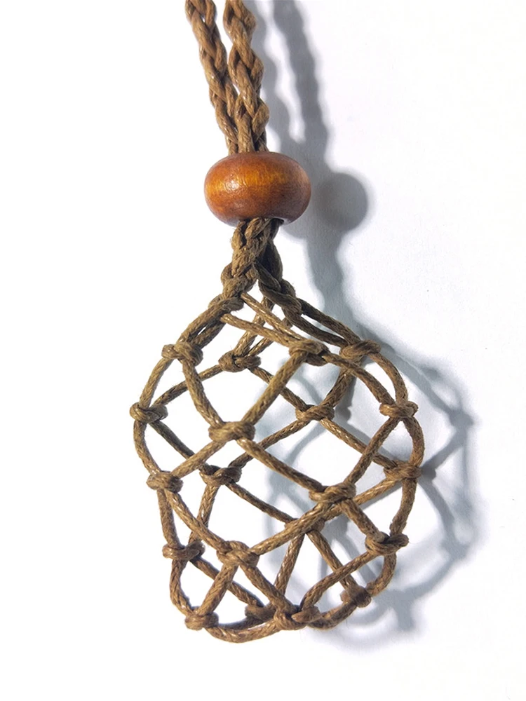 Necklace Cord Empty Stone Holder Natural Quartz Crystal Raw Stone Chakra Point Healing Fish Netted Indians Amulets Pendant
Necklace Cord Empty Stone Holder Natural Quartz Crystal Raw Stone Chakra Point Healing Fish Netted Indians Amulets Pendant