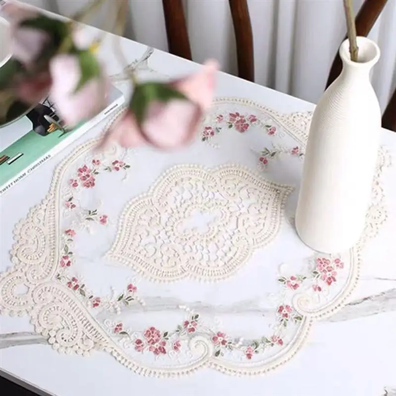 1Pc Lace Placemat Embroidered Hollow-out Creative Place Mat Table home decoration
1Pc Lace Placemat Embroidered Hollow-out Creative Place Mat Table home decoration