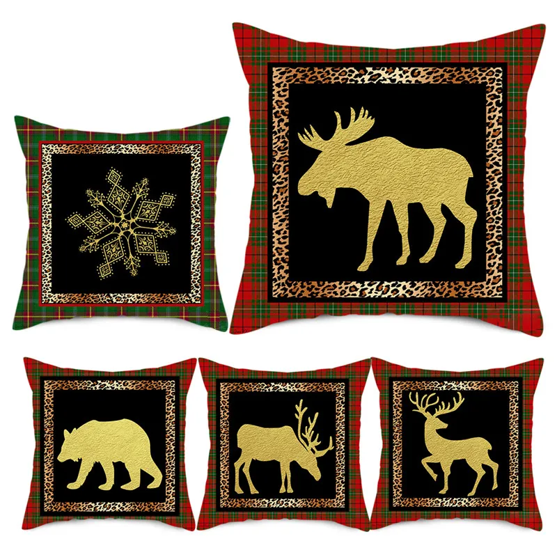Fuwatacchi Scottish Tartan Pattern Cushion Covers Christmas Deer Gift Pillow Covers Home Sofa Chair Decorative Pillowcases 2019
Fuwatacchi Scottish Tartan Pattern Cushion Covers Christmas Deer Gift Pillow Covers Home Sofa Chair Decorative Pillowcases 2019