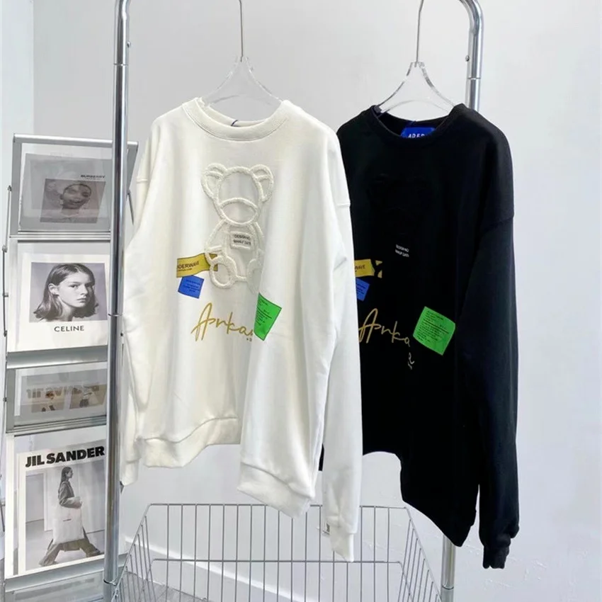 3D Bear Embroidered Logo Ader Error Sweatshirts Men Women 1:1 High Quality Adererror Hoodie Slightly Oversize Crewneck
3D Bear Embroidered Logo Ader Error Sweatshirts Men Women 1:1 High Quality Adererror Hoodie Slightly Oversize Crewneck