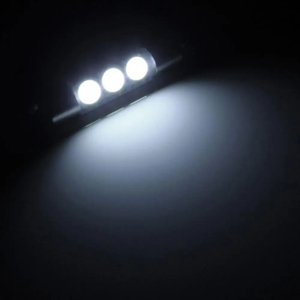 2Pcs Xenon White 29mm 3-SMD Fuse LED Bulb Car Vehicle Visor Vanity Mirror Lights 50000 Working Hour
2Pcs Xenon White 29mm 3-SMD Fuse LED Bulb Car Vehicle Visor Vanity Mirror Lights 50000 Working Hour