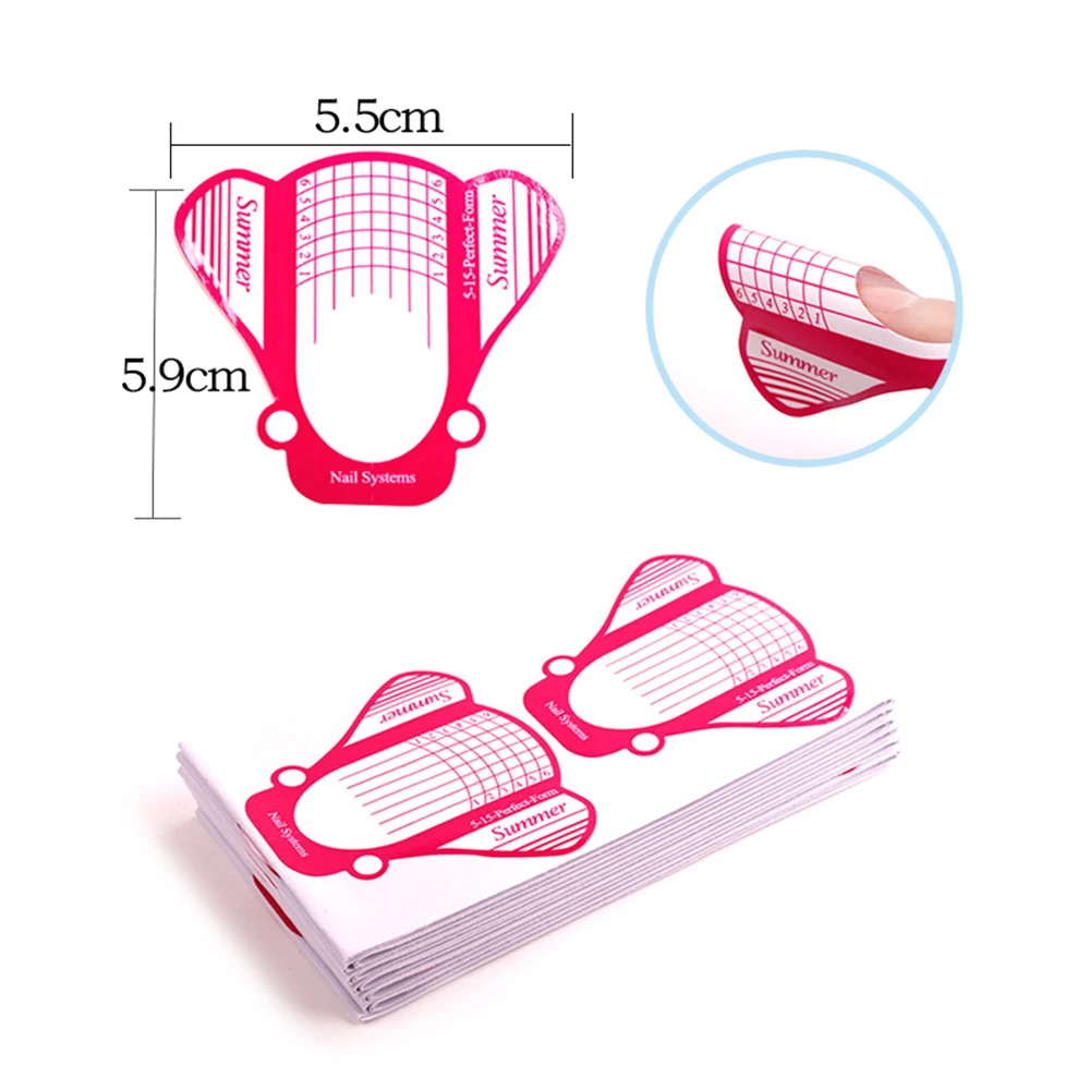 100/500 Pcs Fly Shaped Professional French Nail Form Tips Rectangle Arts Tools Gel Sticker Extension Curl for Pololish Guide
100/500 Pcs Fly Shaped Professional French Nail Form Tips Rectangle Arts Tools Gel Sticker Extension Curl for Pololish Guide