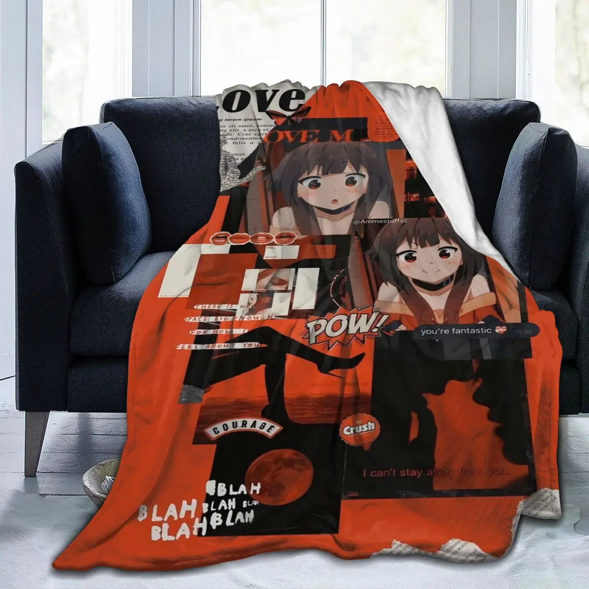 Супермягкое Фланелевое Флисовое одеяло с 3D принтом аниме KonoSuba, постельное белье для дивана, украшение для дома, мультяшный унисекс
Супермягкое Фланелевое Флисовое одеяло с 3D принтом аниме KonoSuba, постельное белье для дивана, украшение для дома, мультяшный унисекс