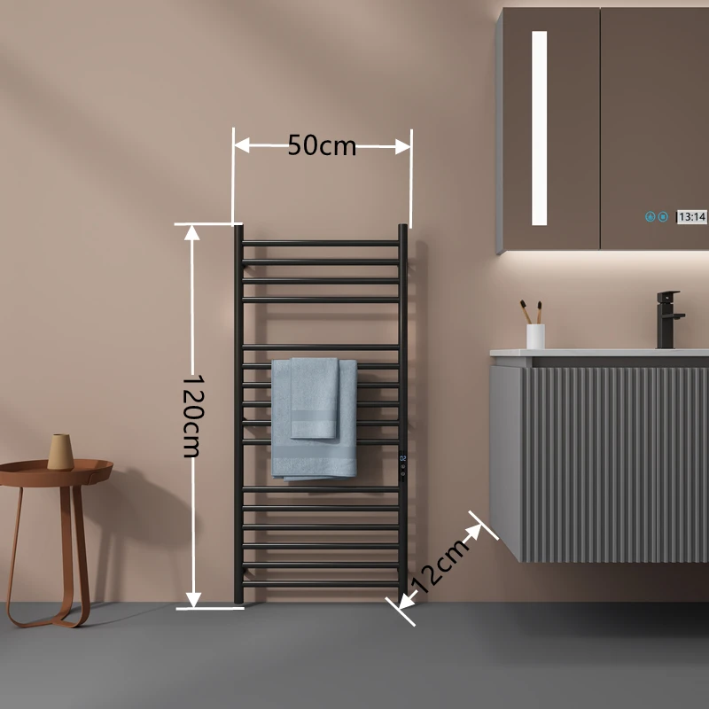 Bathroom equipment Electric towel rack Stainless steel Temperature &Time control Smart home Heated towel rail Towel warmer 1701
Bathroom equipment Electric towel rack Stainless steel Temperature &Time control Smart home Heated towel rail Towel warmer 1701