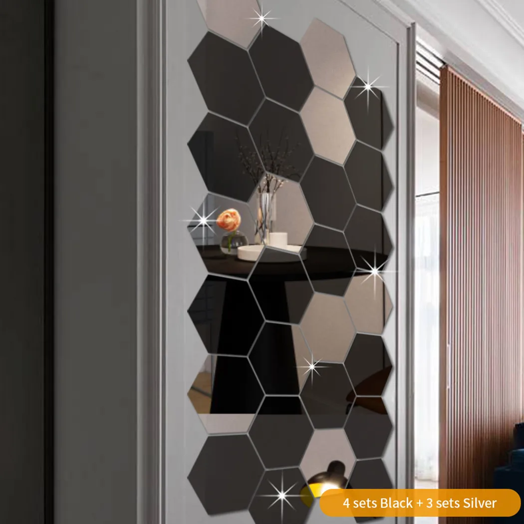 7Pcs/Set Wall Stickers Hexagon Mirror Tiles Mosaic Wall Stickers Bedroom Art Home In Stock Drop Shipping
7Pcs/Set Wall Stickers Hexagon Mirror Tiles Mosaic Wall Stickers Bedroom Art Home In Stock Drop Shipping