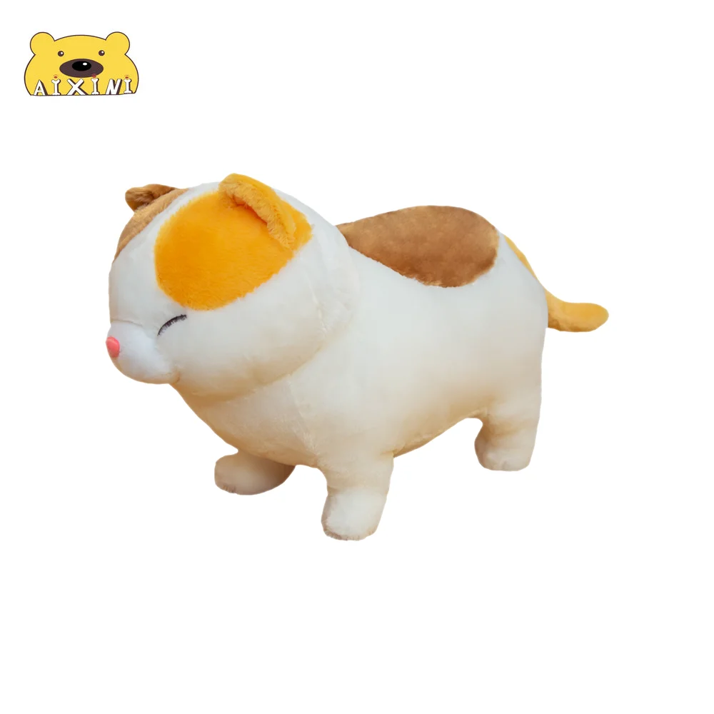 Cat Plush Toy Short Feet Pillow Soft Toys Stuffed Animals Sofa Decor Gift Cute Kawaii Pillows | Игрушки и хобби