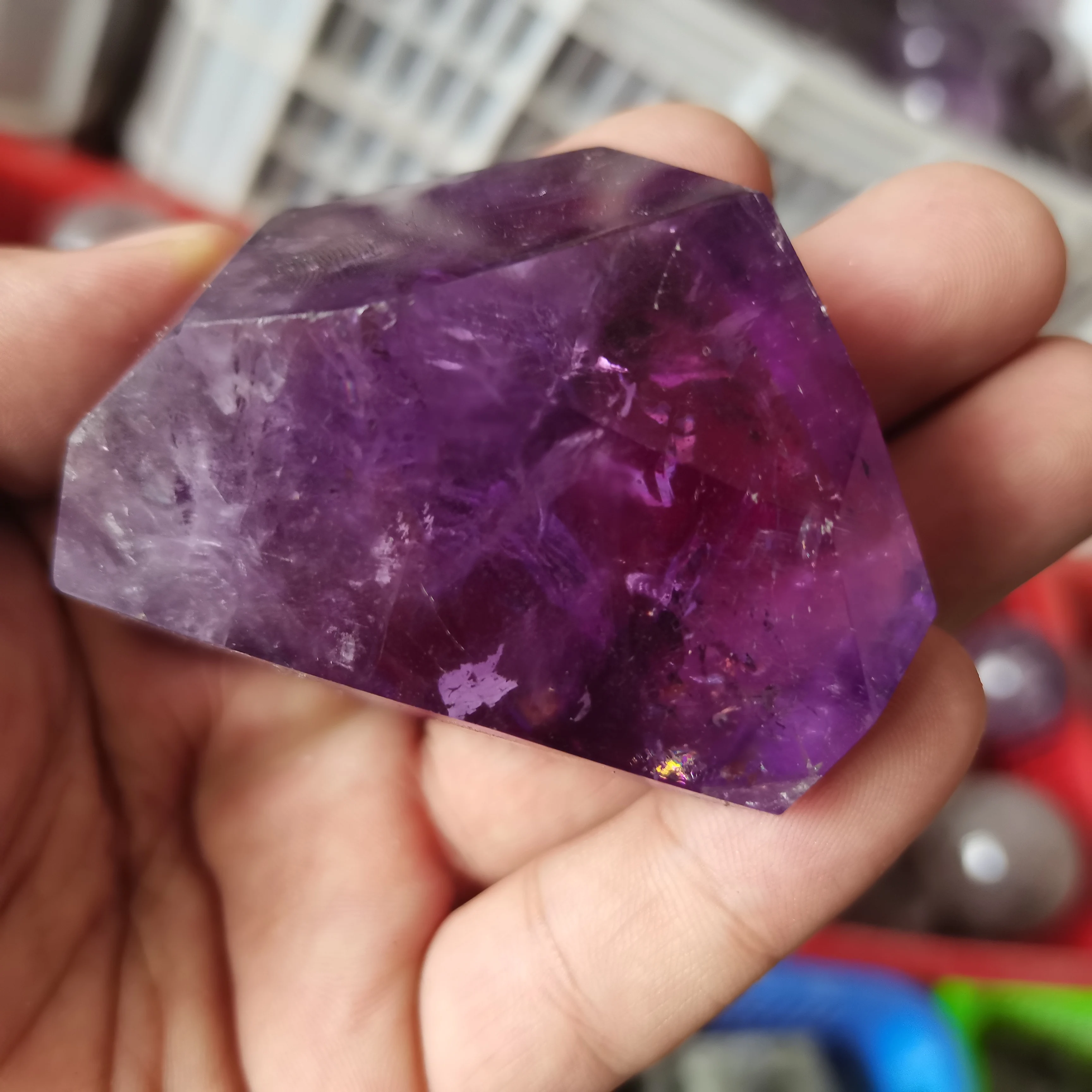 High Quality Irregular original natural transparent rose violet crystal quartz stone reiki therapy aromatherapy crystal mineral
High Quality Irregular original natural transparent rose violet crystal quartz stone reiki therapy aromatherapy crystal mineral