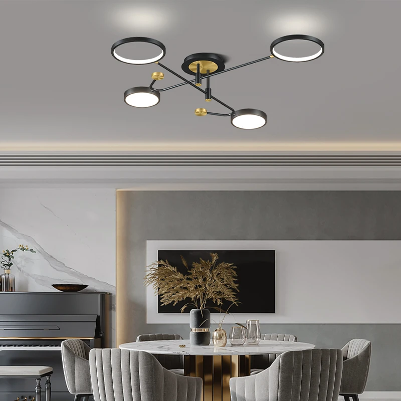 Modern Design LED Ceiling Lights With Remote Control For Bedroom Dining Room Hall Music Bar Indoor Home Light Fixtures AC90-260V
Modern Design LED Ceiling Lights With Remote Control For Bedroom Dining Room Hall Music Bar Indoor Home Light Fixtures AC90-260V