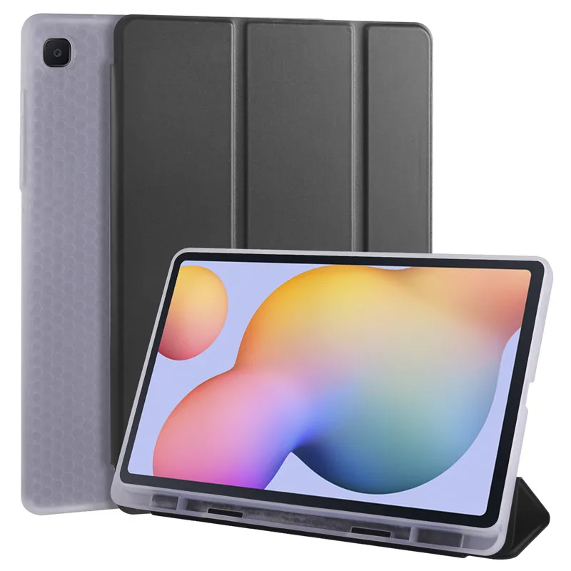 Trifold Smart Flip Case for Samsung Tab S6 Lite 10.4 " Case with S Pen Pencil Holder Cover Funda For Galaxy Tab S6 Lite Tablet
Trifold Smart Flip Case for Samsung Tab S6 Lite 10.4 " Case with S Pen Pencil Holder Cover Funda For Galaxy Tab S6 Lite Tablet