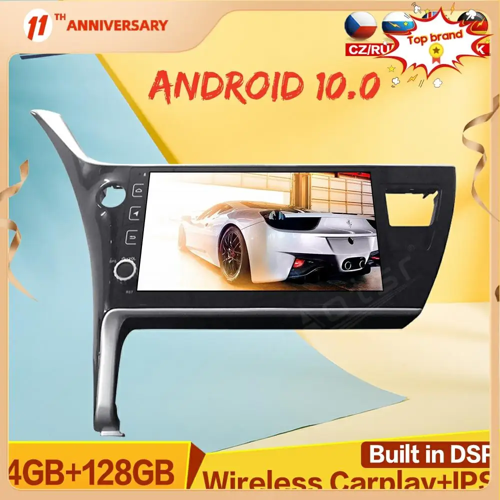 128GB Android 10 Car Radio Player GPS Navigation For Toyota Corolla 2016 + Car Stereo Multimedia Player DSP Carplay DSP Carplay
128GB Android 10 Car Radio Player GPS Navigation For Toyota Corolla 2016 + Car Stereo Multimedia Player DSP Carplay DSP Carplay