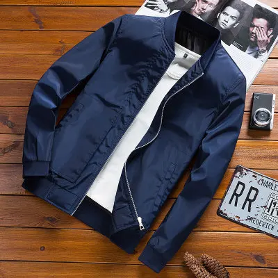 LOVZON Slim Fit Solid Mens Bomber Jacket Spring Autumn Male Baseball Thin Jackets Casual Coat Top Men's Windbreaker Jacket
LOVZON Slim Fit Solid Mens Bomber Jacket Spring Autumn Male Baseball Thin Jackets Casual Coat Top Men's Windbreaker Jacket