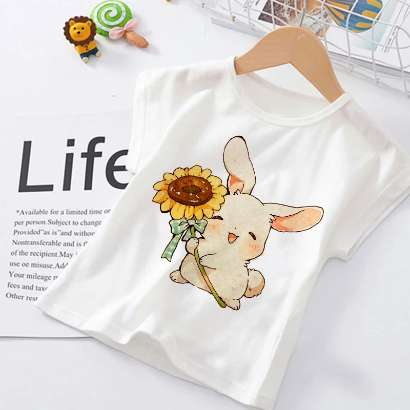 Boys 2021 Summer Casual Anime Rabbit Clothes For Girls Top Solid Color Male T-shirt Children's Clothing From 2 To 9 Years Cute
Boys 2021 Summer Casual Anime Rabbit Clothes For Girls Top Solid Color Male T-shirt Children's Clothing From 2 To 9 Years Cute