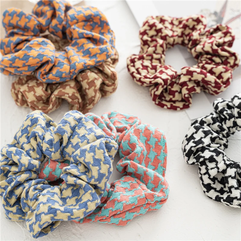 Girls Rhombus Pattern Hair Rope Ponytail Holder Vintage Fashion Hair Scrunchies Elastic Ties Autumn Winter Hair Accessories
Girls Rhombus Pattern Hair Rope Ponytail Holder Vintage Fashion Hair Scrunchies Elastic Ties Autumn Winter Hair Accessories