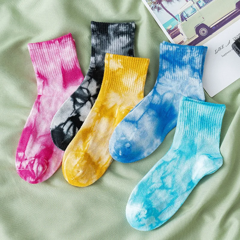Tie Dyeing Mid-barrel Socks Women's Cotton Street Tide Thin High-barrel Skateboard European College Wind Socks Cute Casual
Tie Dyeing Mid-barrel Socks Women's Cotton Street Tide Thin High-barrel Skateboard European College Wind Socks Cute Casual