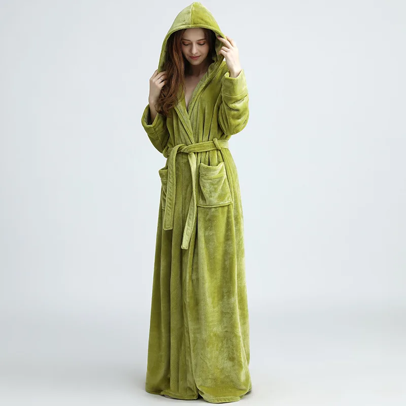 Winter Warm Sleepwear Couples Flannel Kimono Bathrobe Gown Sexy Nightgown Casual Soft Nightwear Hooded Long Nightdress Homewear 
Winter Warm Sleepwear Couples Flannel Kimono Bathrobe Gown Sexy Nightgown Casual Soft Nightwear Hooded Long Nightdress Homewear