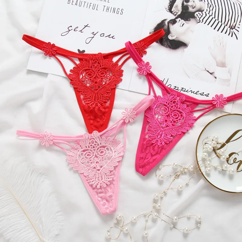 Women's underwear sexy thong lace underwear transparent T-Back women's thin belt exotic underwear transparent temptation
Women's underwear sexy thong lace underwear transparent T-Back women's thin belt exotic underwear transparent temptation