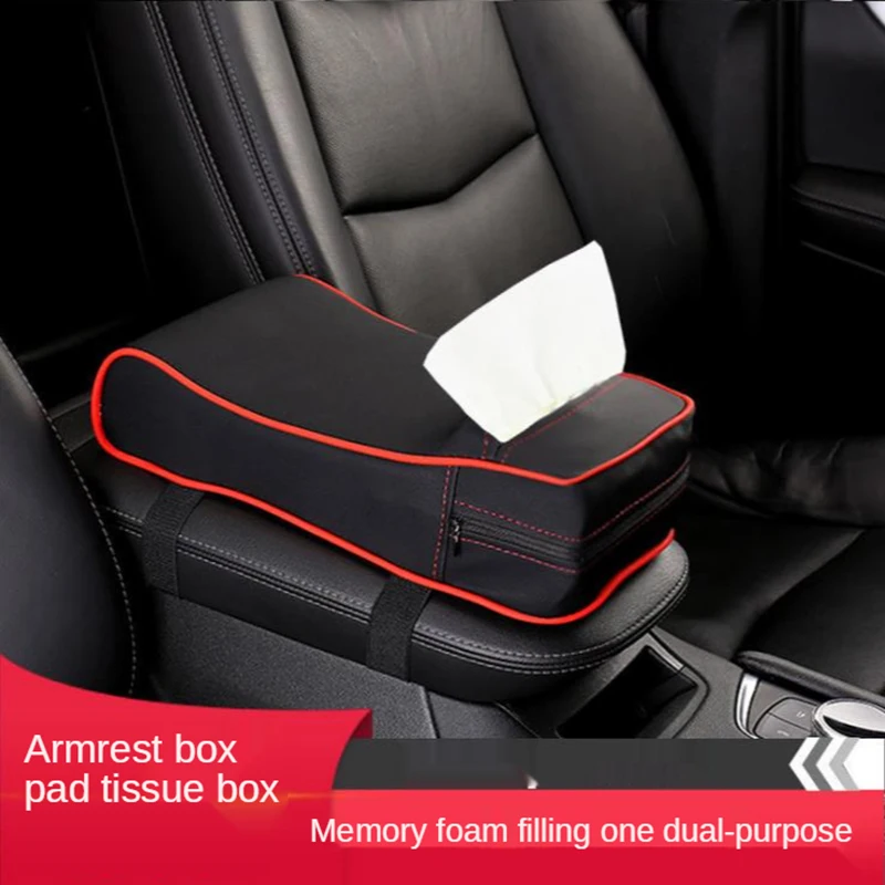 Universal Car Armrest Cushion Pad With Tissue Paper Holder Vehicle Center Console Arm Rest Box Cover Hand Increase Support
Universal Car Armrest Cushion Pad With Tissue Paper Holder Vehicle Center Console Arm Rest Box Cover Hand Increase Support