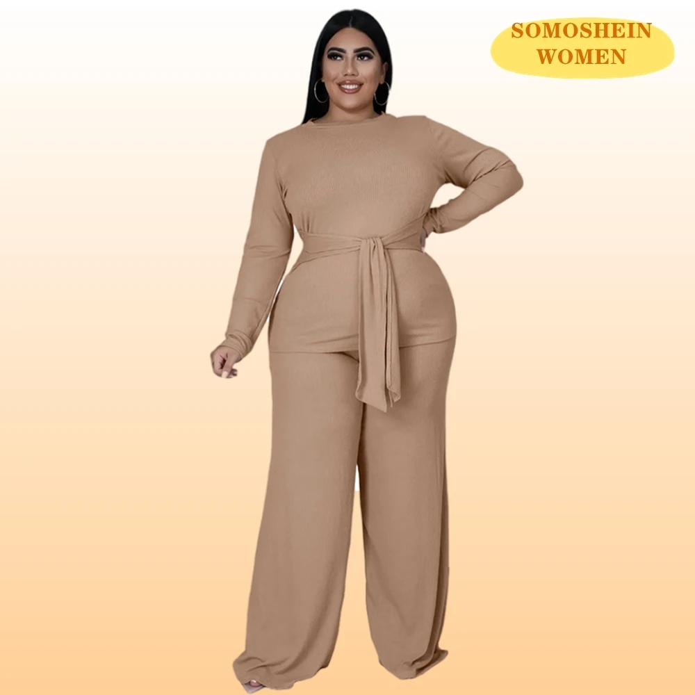 Женская одежда больших размеров Somoshein, осенний комплект из двух предметов размера 5XL, модные брюки с широкими штанинами, повседневная одежда...
Женская одежда больших размеров Somoshein, осенний комплект из двух предметов размера 5XL, модные брюки с широкими штанинами, повседневная одежда...