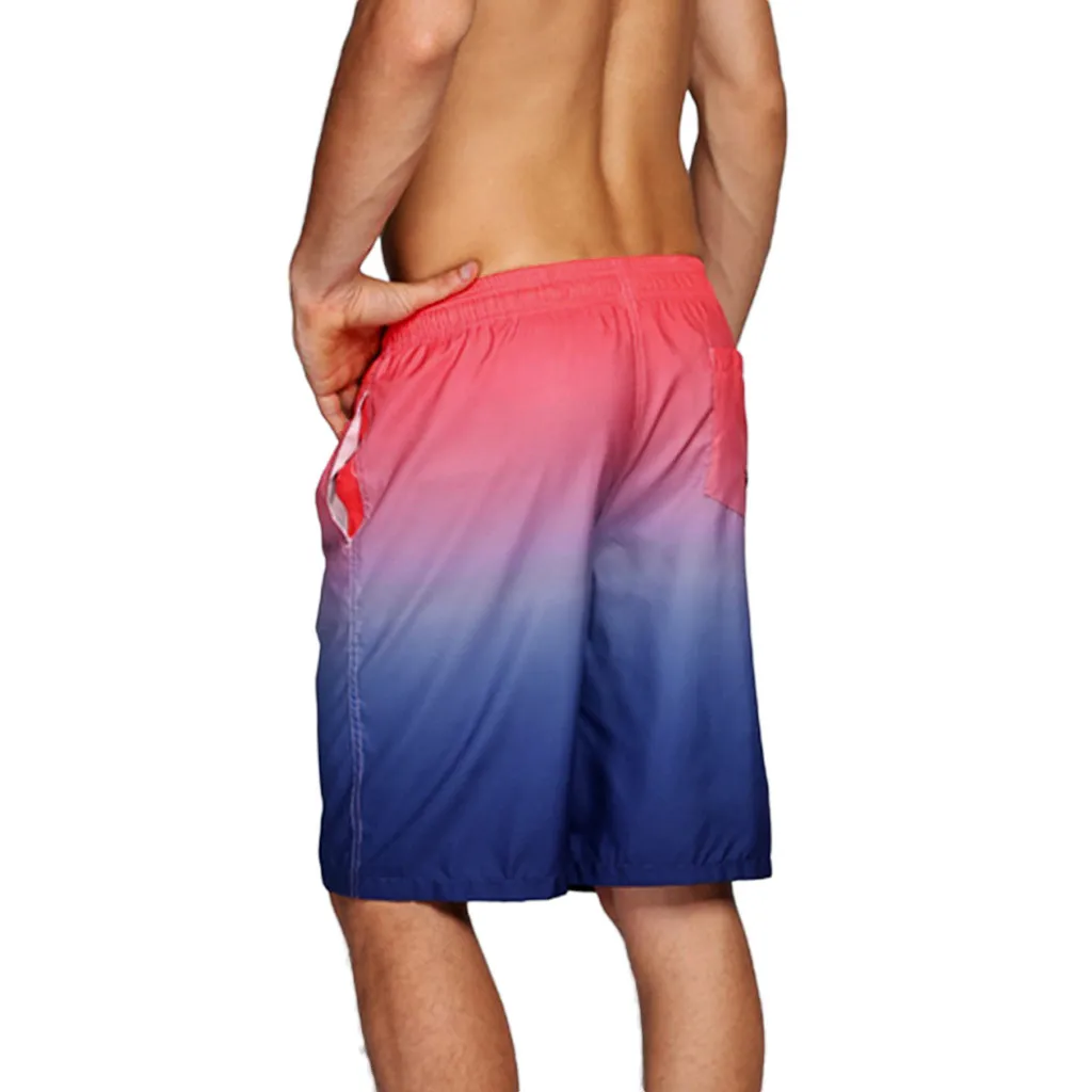 New Mens Briefs Swimwear Shorts Swimming Men's Gradation Color Splice Beach Work Casual Men Short Trouser Shorts Pants Z507
New Mens Briefs Swimwear Shorts Swimming Men's Gradation Color Splice Beach Work Casual Men Short Trouser Shorts Pants Z507