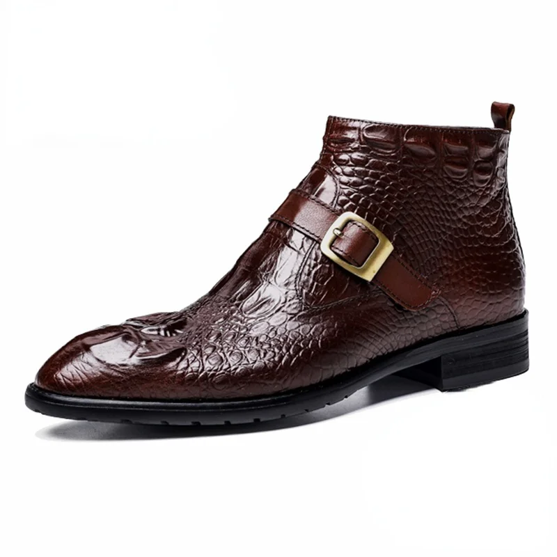 Men winter Boots Genuine cow leather chelsea boots brogue casual ankle flat shoes Comfortable quality lace up dress boots
Men winter Boots Genuine cow leather chelsea boots brogue casual ankle flat shoes Comfortable quality lace up dress boots