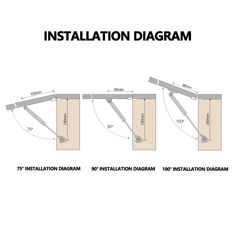 100N10KG Cabinet Door Gas Strut Cabinet Hinges Furniture Door Home Improvement Rod Support Hardware Bedroom Hinge Lift Support
100N10KG Cabinet Door Gas Strut Cabinet Hinges Furniture Door Home Improvement Rod Support Hardware Bedroom Hinge Lift Support