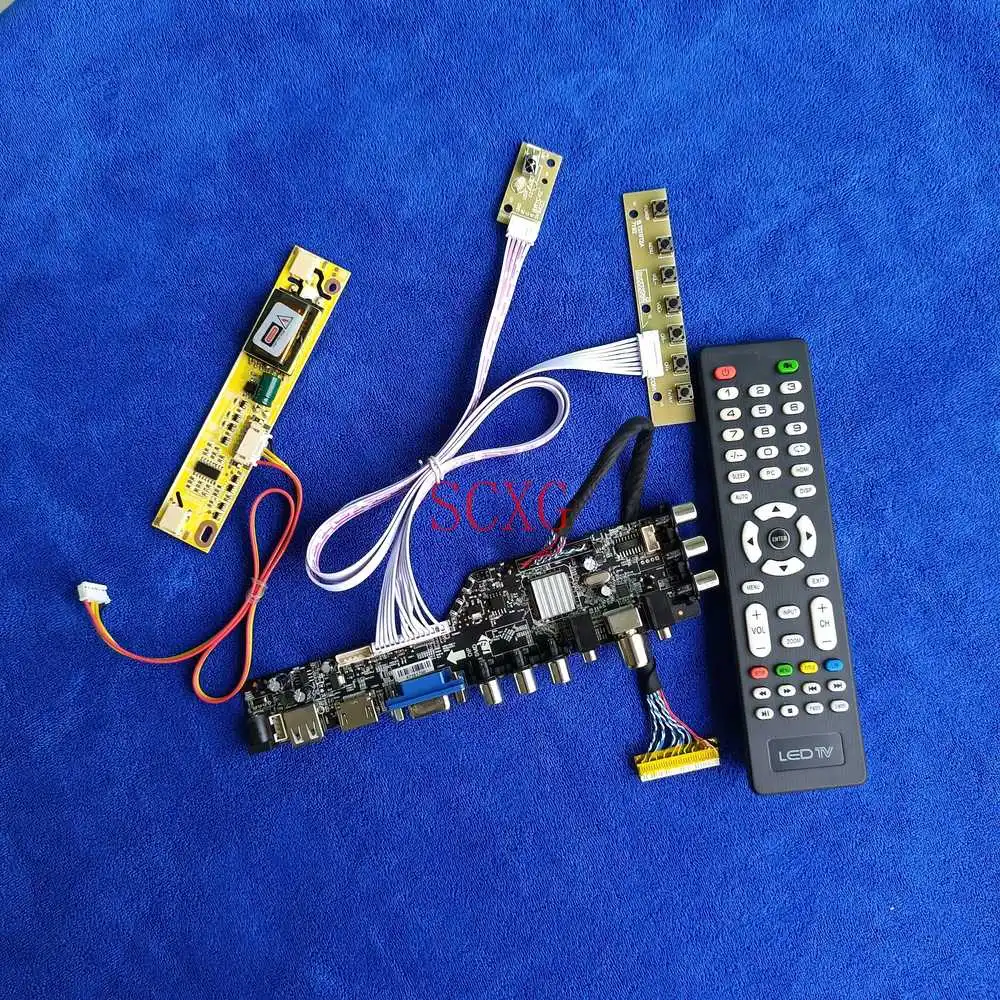 Fit LM171W02/LM171WX3/LP171WP3 HDMI-compatible USB VGA 2-CCFL 1440*900 DVB Signal Digital LCD Matrix Drive Board KIT LVDS 30 Pin
Fit LM171W02/LM171WX3/LP171WP3 HDMI-compatible USB VGA 2-CCFL 1440*900 DVB Signal Digital LCD Matrix Drive Board KIT LVDS 30 Pin