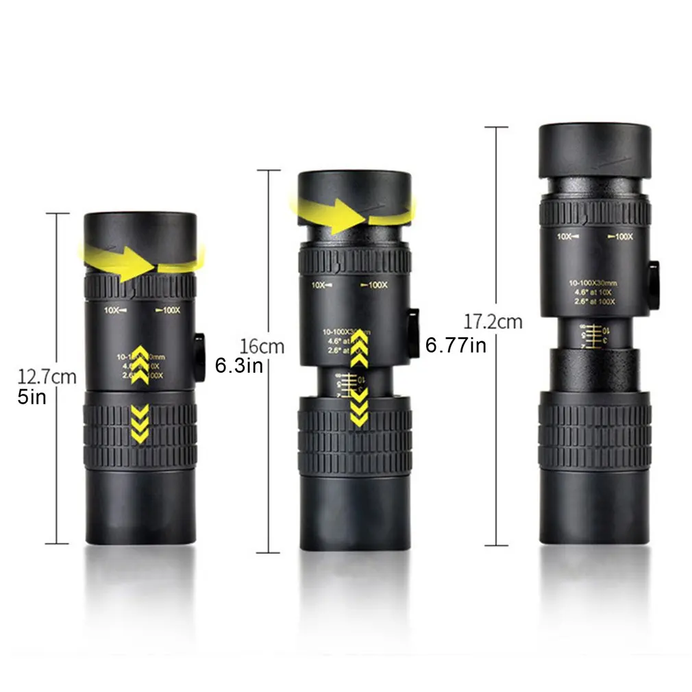 10-300x40mm Ultra-telephoto Zoom Monocular Telescope With Tripod For Smart Phone Portable Astronomy Beginners
10-300x40mm Ultra-telephoto Zoom Monocular Telescope With Tripod For Smart Phone Portable Astronomy Beginners