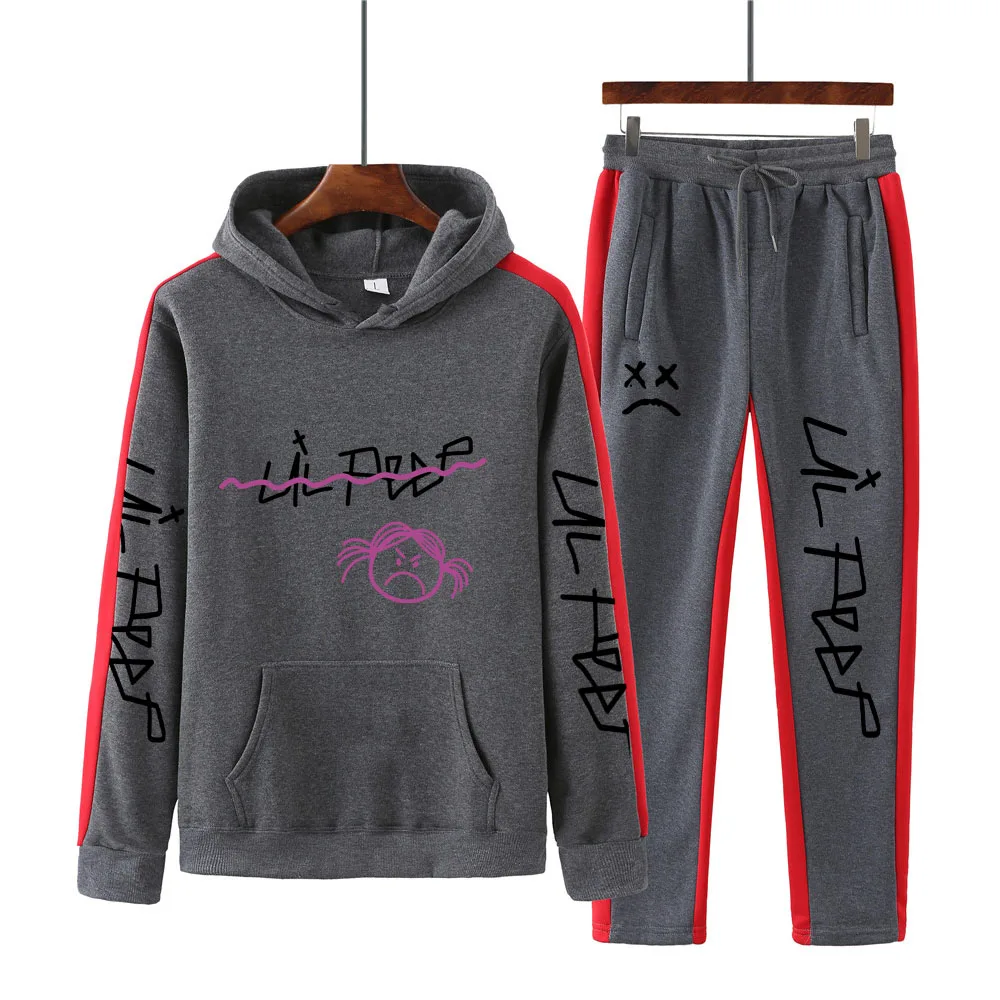 Fashion Trend Casual Hot-Selling Long Sleeve Hoodie SuitNew Lil Peep 2021Men's Stripe Student Trendy Brand Loose Street Pullover
Fashion Trend Casual Hot-Selling Long Sleeve Hoodie SuitNew Lil Peep 2021Men's Stripe Student Trendy Brand Loose Street Pullover