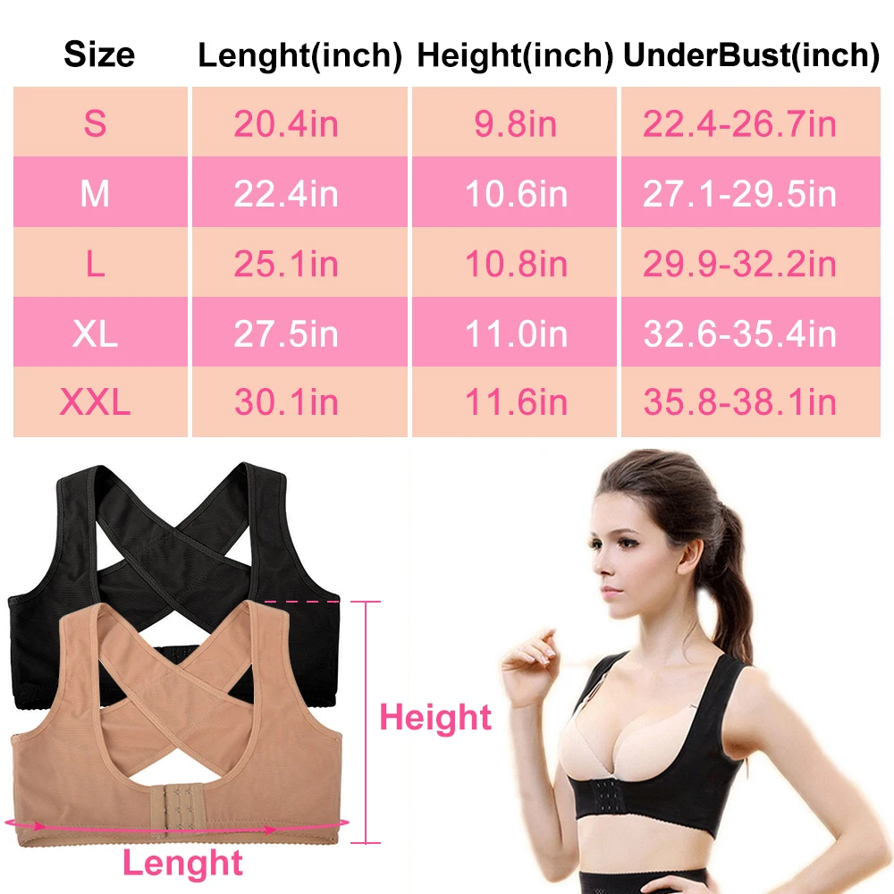 Invisible Body Shaper Corset Women Chest Posture Corrector Belt Back Shoulder Support Brace Posture Correction for Health Care
Invisible Body Shaper Corset Women Chest Posture Corrector Belt Back Shoulder Support Brace Posture Correction for Health Care