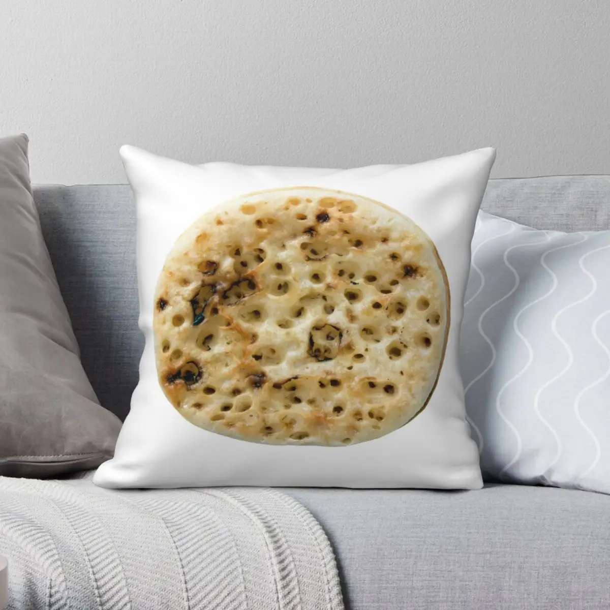 Наволочка на квадратную подушку с застежкой-молнией из полиэстера и льна 
Наволочка на квадратную подушку с застежкой-молнией из полиэстера и льна