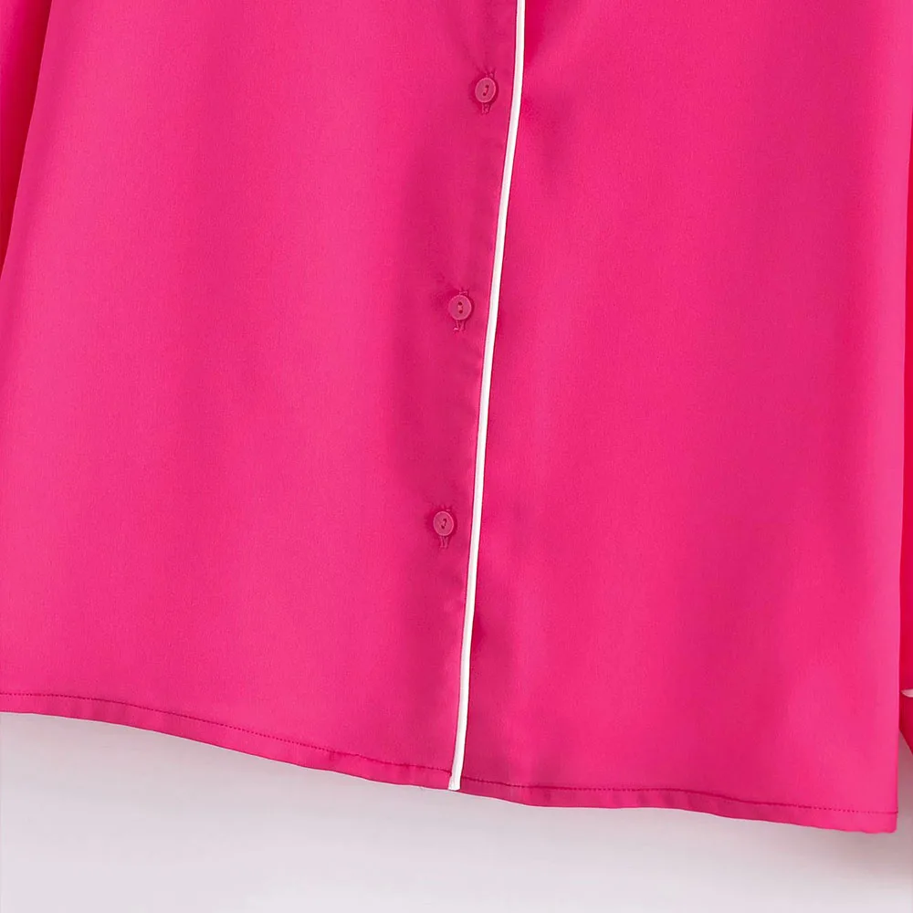 2021 New Women Fashion Solid Color Pajamas Blouses Vintage Long Sleeve Button-up Female Shirts Blusas Chic Tops
2021 New Women Fashion Solid Color Pajamas Blouses Vintage Long Sleeve Button-up Female Shirts Blusas Chic Tops