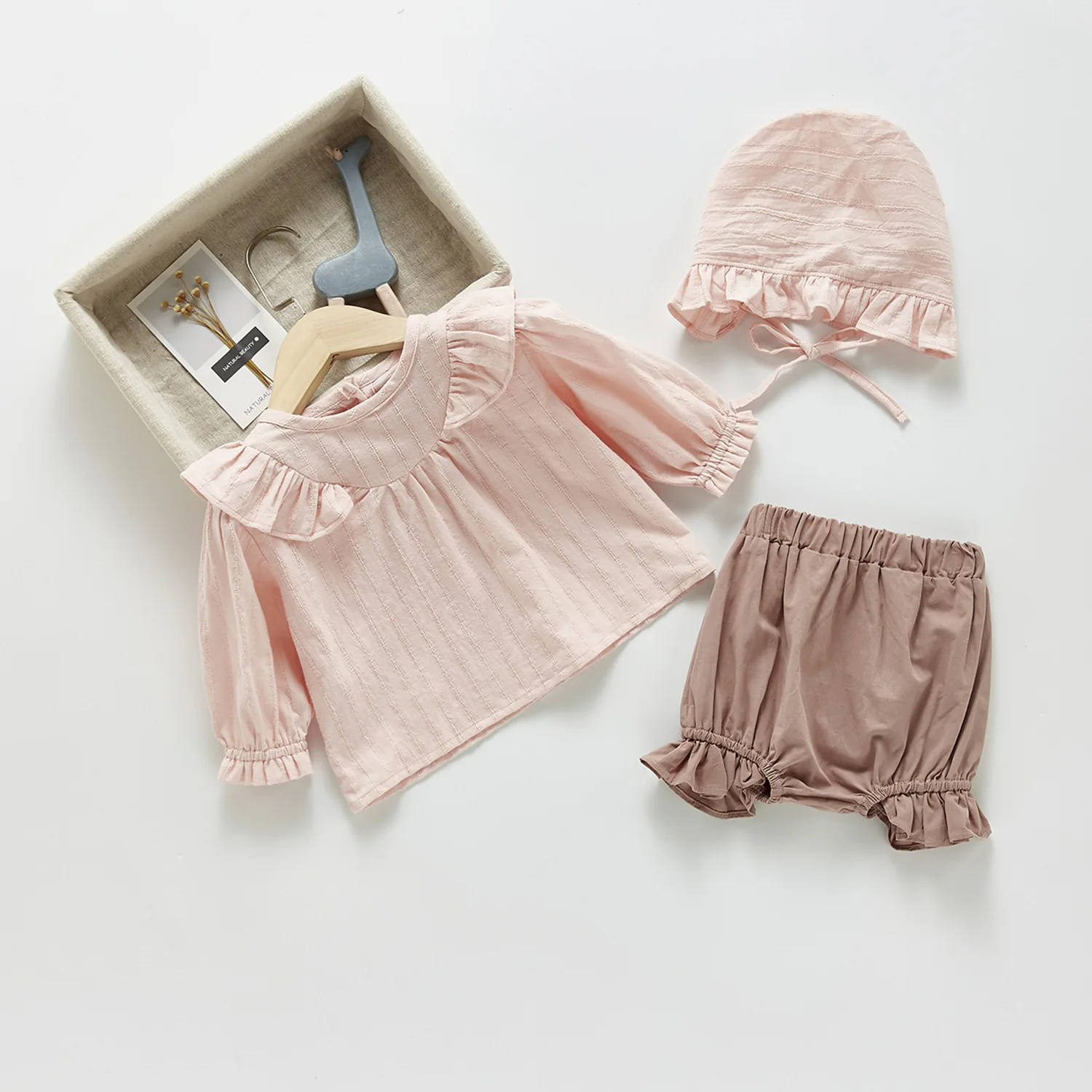 Toddler Kids Clothes Sets Brand Autumn Girls Tops+Panties+Hat 3pcs/set Children Suit Outfit 0-3Yrs
Toddler Kids Clothes Sets Brand Autumn Girls Tops+Panties+Hat 3pcs/set Children Suit Outfit 0-3Yrs