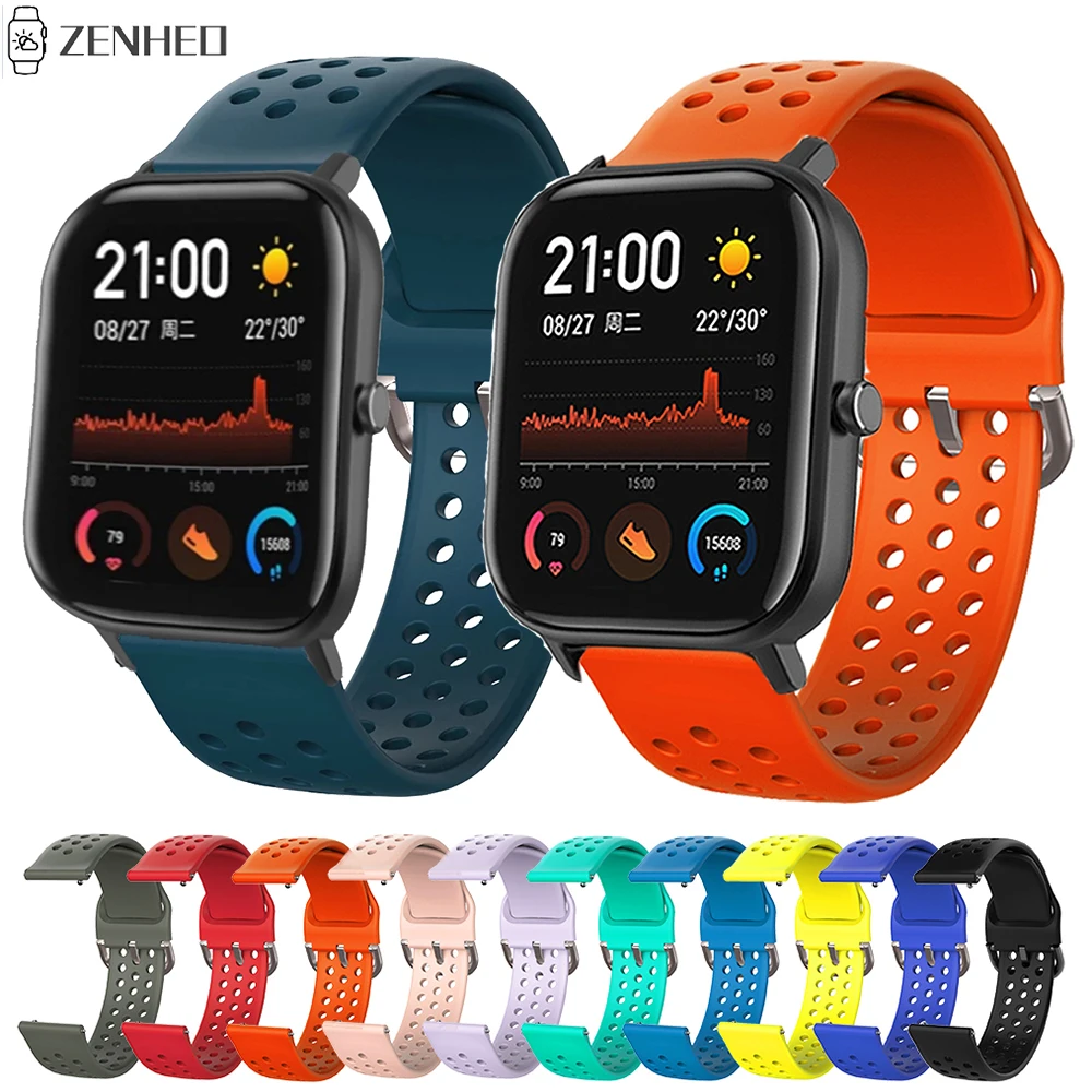 Ремешок силиконовый для смарт-часов Xiaomi Huami Amazfit GTS/GTS 2/GTR 42 мм/Bip S/Bip Lite, 20 мм
Ремешок силиконовый для смарт-часов Xiaomi Huami Amazfit GTS/GTS 2/GTR 42 мм/Bip S/Bip Lite, 20 мм