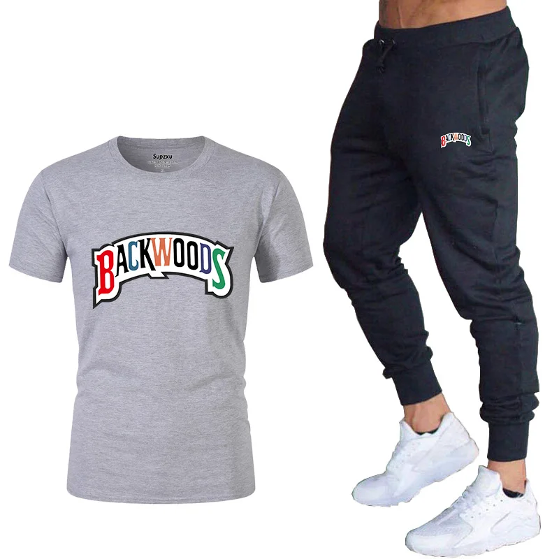 Men's Sportswear Sets BACKWOODS printing Fashion T Shirt Shorts Suit Cotton Hip Hop Streetwear Casual Tracksuit Summer Clothing
Men's Sportswear Sets BACKWOODS printing Fashion T Shirt Shorts Suit Cotton Hip Hop Streetwear Casual Tracksuit Summer Clothing