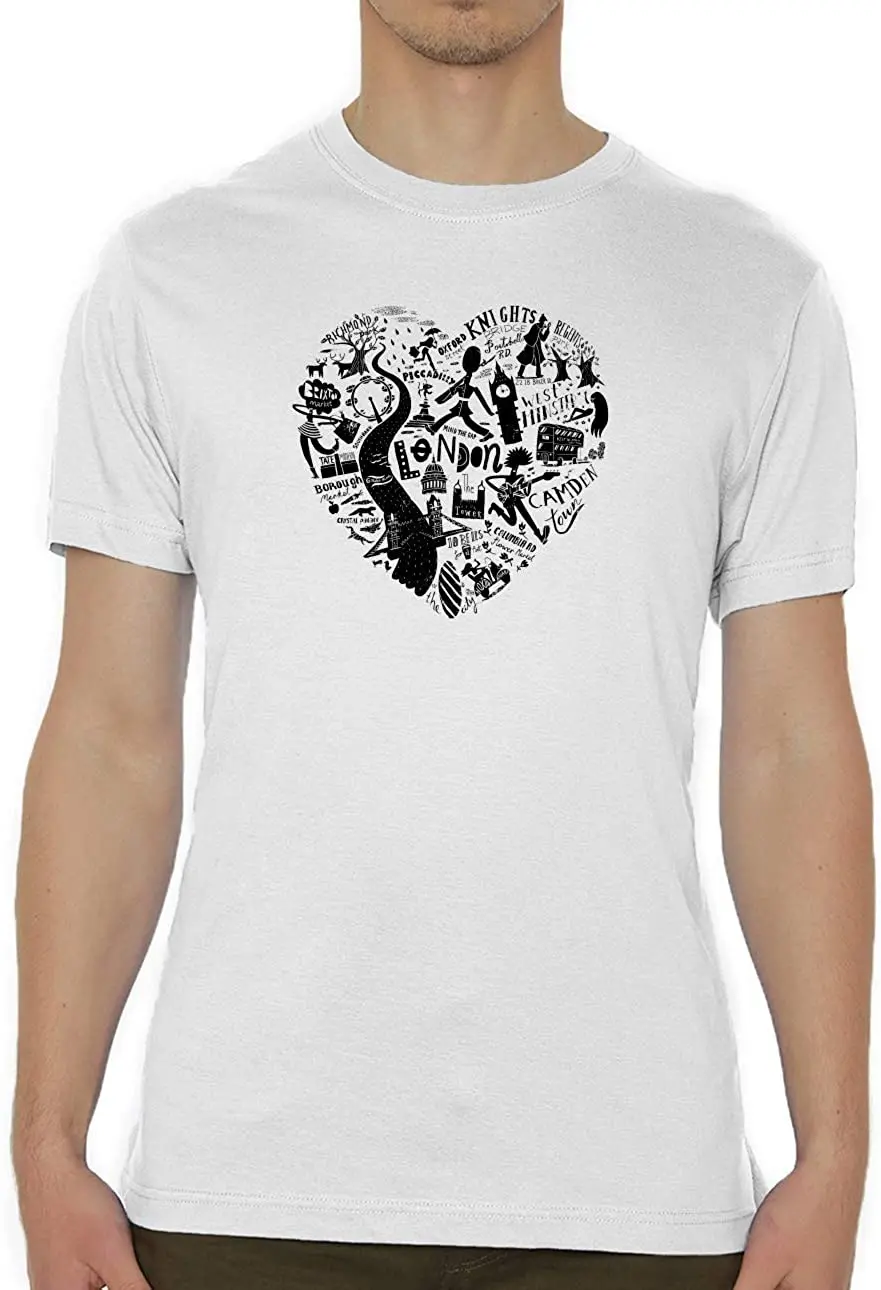 Famous London Heart Fashioned Big Ben Crew Neck Men's T-Shirt New Tee Summer 2020 Pure Cotton Breathable Short Sleeve Tshirt
Famous London Heart Fashioned Big Ben Crew Neck Men's T-Shirt New Tee Summer 2020 Pure Cotton Breathable Short Sleeve Tshirt