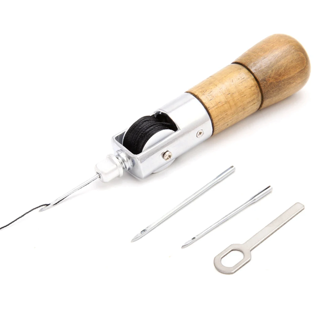 1 Set Leathercraft Lock Stitch Sewing Awl Thread Kit Needles Stitching Leather Fabric DIY Craft Repair Tool Household Supplies
1 Set Leathercraft Lock Stitch Sewing Awl Thread Kit Needles Stitching Leather Fabric DIY Craft Repair Tool Household Supplies