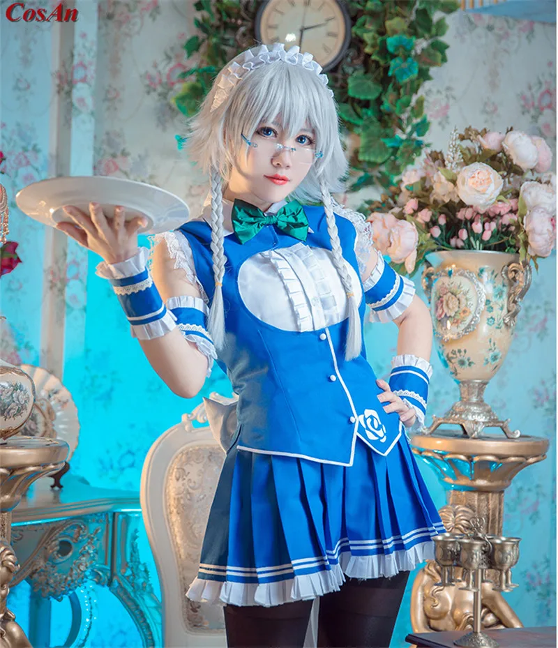 Игра Touhou Project Izayoi Сакуя косплэй костюм прекрасный синий наряд горничной активности вечерние Одежда для ролевых игр S-L или изготовленные по и...
Игра Touhou Project Izayoi Сакуя косплэй костюм прекрасный синий наряд горничной активности вечерние Одежда для ролевых игр S-L или изготовленные по и...