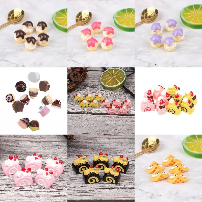 5Pcs DollHouse Cakes Puffs DIY Miniature Artificial Fake Doll Food Cake Resin Ornament Craft Play Doll House Accessories
5Pcs DollHouse Cakes Puffs DIY Miniature Artificial Fake Doll Food Cake Resin Ornament Craft Play Doll House Accessories
