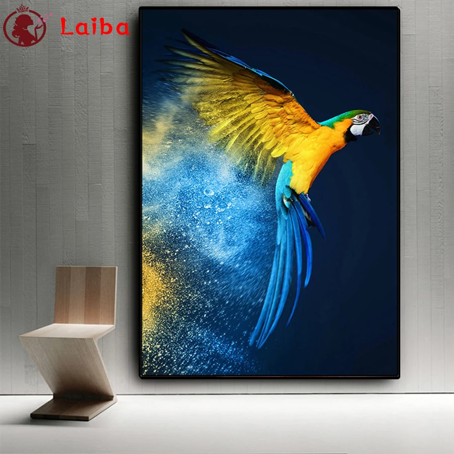 5D DIY Diamond Painting Modern animal art, colorful parrot cross stitch full square/round diamond embroidery mosaic painting
5D DIY Diamond Painting Modern animal art, colorful parrot cross stitch full square/round diamond embroidery mosaic painting