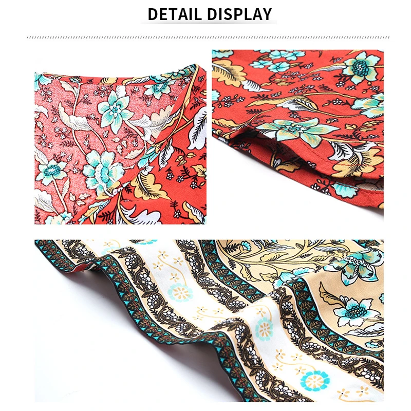 Fashion Elegant Women Dress Spring Summer Casual V-collar Printed Female Dresses Long-style Short-sleeved Vintage Vestidos 2021
Fashion Elegant Women Dress Spring Summer Casual V-collar Printed Female Dresses Long-style Short-sleeved Vintage Vestidos 2021