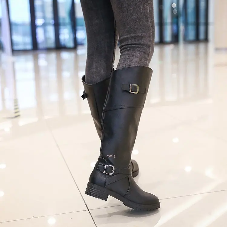 New Autumn Winter Boots Women Sexy Knee High Calf Biker Boots Ladies Zip Punk Military Combat Army Boots party Women's Shoes
New Autumn Winter Boots Women Sexy Knee High Calf Biker Boots Ladies Zip Punk Military Combat Army Boots party Women's Shoes