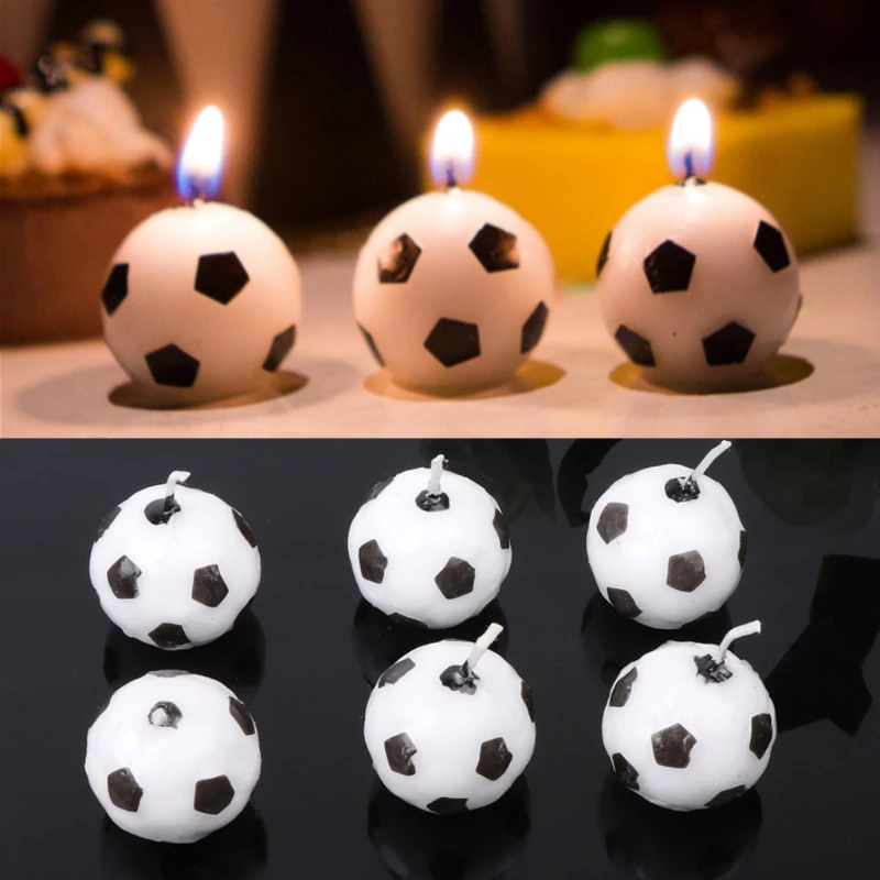 6Pcs/Set Soccer Ball Football Candles For Birthday Party Kid Supplies Decoration G5GB
6Pcs/Set Soccer Ball Football Candles For Birthday Party Kid Supplies Decoration G5GB