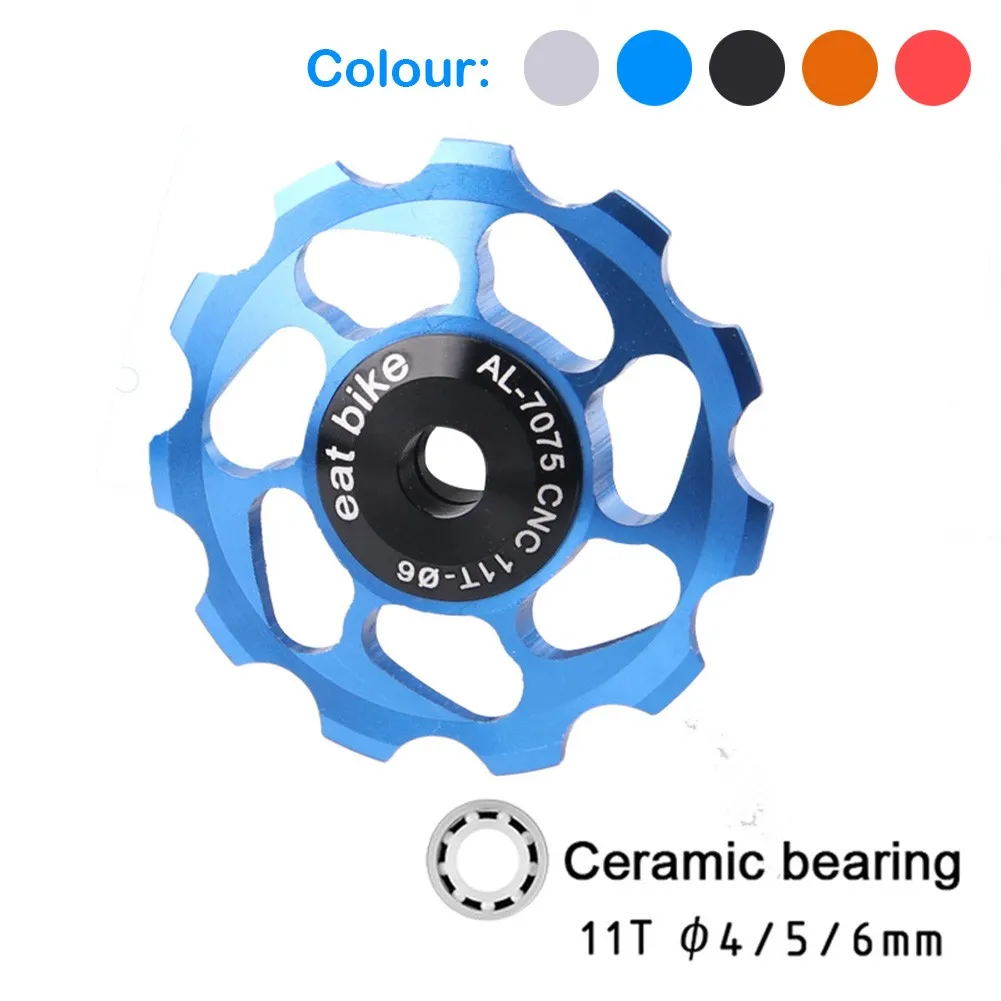 Parts Bicycle Pulley Wheel Ceramic Bearing Pulley Wheel Rear Derailleur Road Bike
Parts Bicycle Pulley Wheel Ceramic Bearing Pulley Wheel Rear Derailleur Road Bike