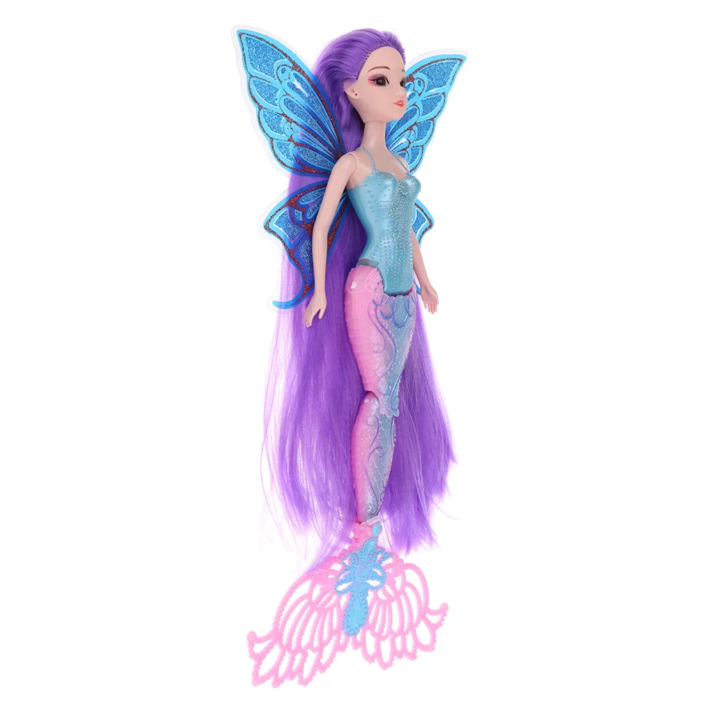 30cm Plastic Toy Classic Mermaid Princess Doll Girl Female Action Figures with Butterfly Wing Home Ornaments
30cm Plastic Toy Classic Mermaid Princess Doll Girl Female Action Figures with Butterfly Wing Home Ornaments