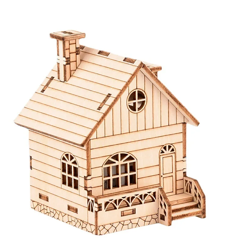 3D Wooden Three-Dimensional Puzzle Customized Children's Educational Toys Sound Box Handmade DIY Model Small House Model
3D Wooden Three-Dimensional Puzzle Customized Children's Educational Toys Sound Box Handmade DIY Model Small House Model