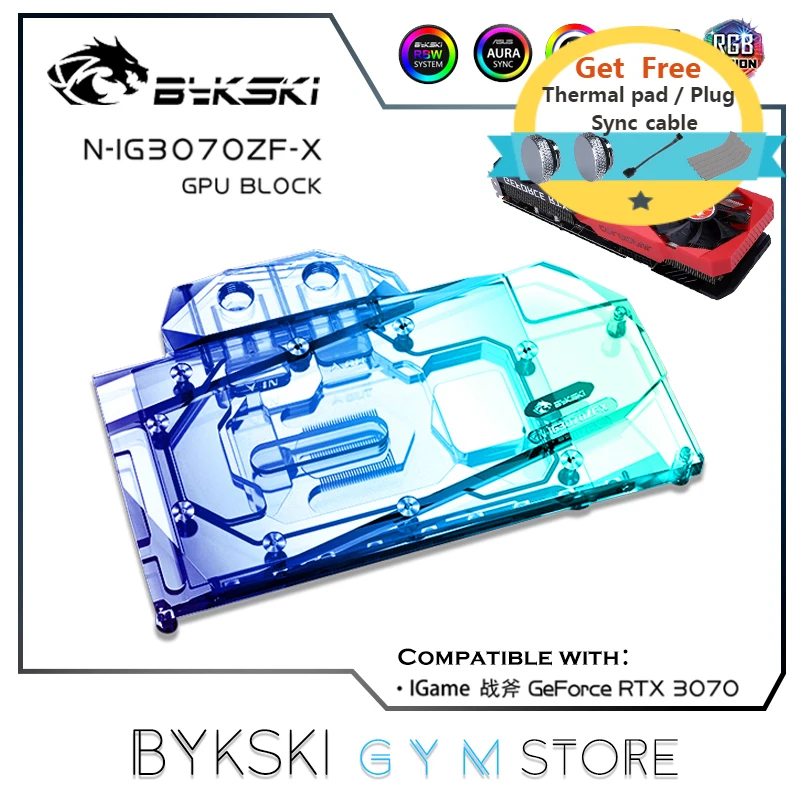 Bykski GPU воды блок для цветная видеокарта GeForce RTX 3070 NB-V, Графика карты жидкостное охлаждение, с задней панели VGA кулер, N-IG3070ZF-X
Bykski GPU воды блок для цветная видеокарта GeForce RTX 3070 NB-V, Графика карты жидкостное охлаждение, с задней панели VGA кулер, N-IG3070ZF-X