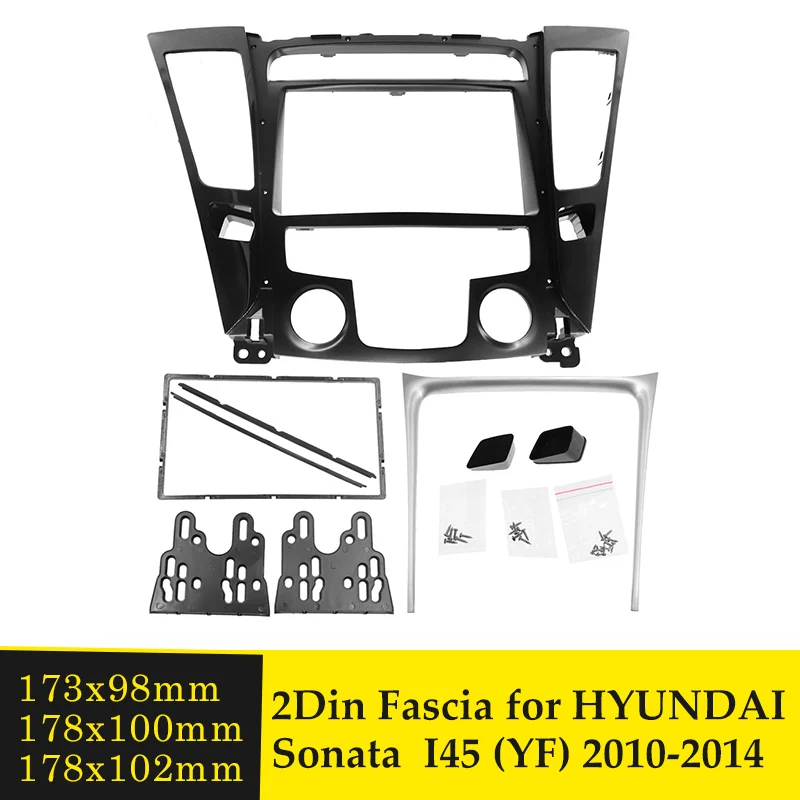 Waar Te Vinden 2 Din Autoradio Fascia Voor Hyundai Sonata Yf Left Right