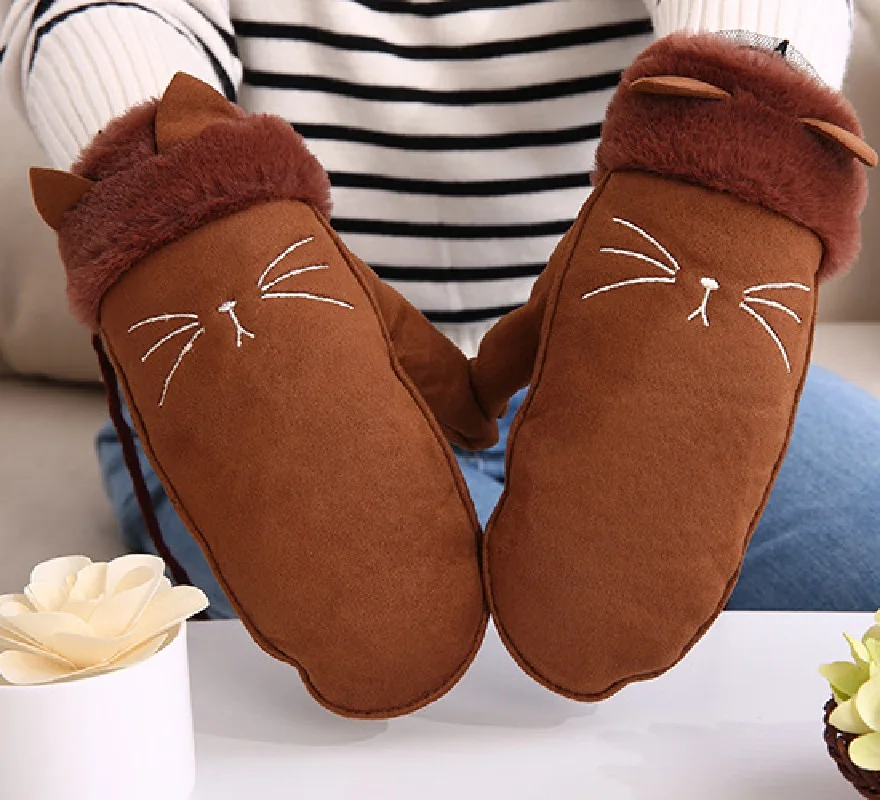 Female Vintage Winter Thicken Warm Hand Gloves For Women Leather Cotton Gloves Mittens For Girls Outdoor
Female Vintage Winter Thicken Warm Hand Gloves For Women Leather Cotton Gloves Mittens For Girls Outdoor
