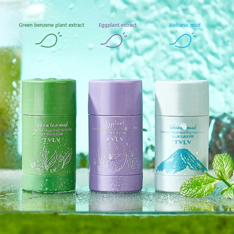 Solid Cleansing Mask Green Tea Extracts Purifying Clay Mask Stick Moisturize Clean Pores Blackhead Smear Mud Mask Skin Care TSLM
Solid Cleansing Mask Green Tea Extracts Purifying Clay Mask Stick Moisturize Clean Pores Blackhead Smear Mud Mask Skin Care TSLM