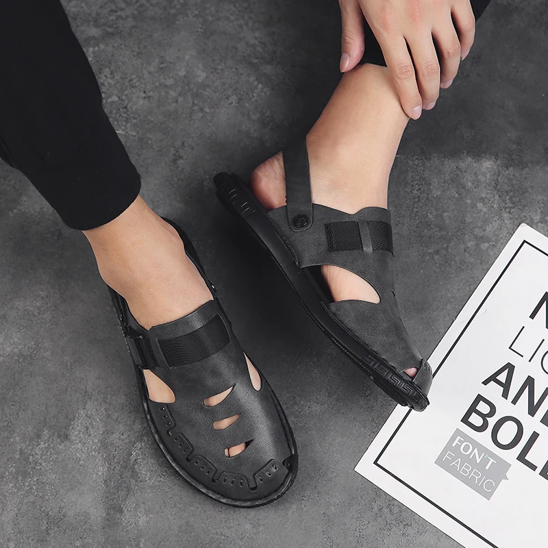 Sandel For Men Sandals Shoes Men Roman Leather Vietnam Sandalias Deportivas Hombre Zandalias Summer Sandalia Rasteira Verano
Sandel For Men Sandals Shoes Men Roman Leather Vietnam Sandalias Deportivas Hombre Zandalias Summer Sandalia Rasteira Verano